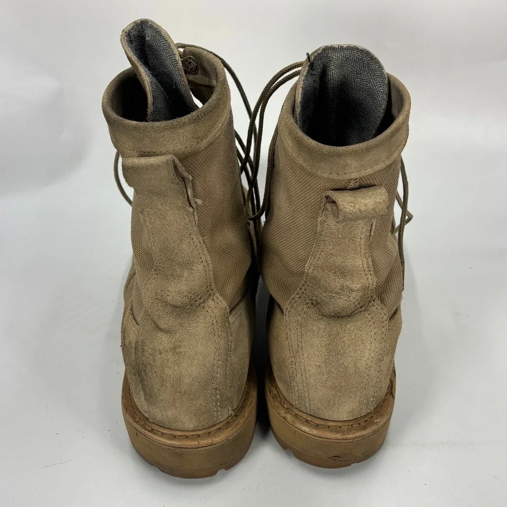 Gore-Tex Military Combat Boots Coyote Tan Suede Vibram Sole Men's 10-11 US